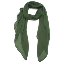 Foulard uni "Kaki"