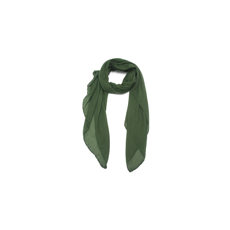 Foulard uni "Kaki"