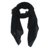 Foulard uni "Noir"