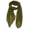 Foulard uni "Olive foncé"