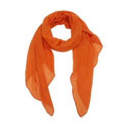 Foulard uni "Orange foncé"