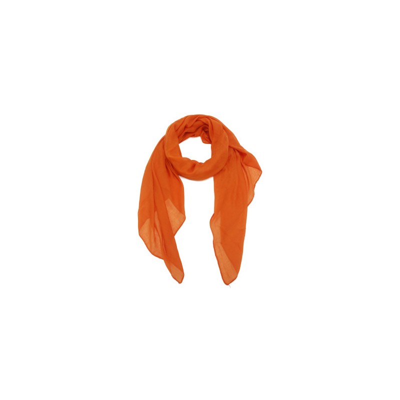 Foulard uni "Orange foncé"