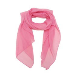 Foulard uni "Rose clair"