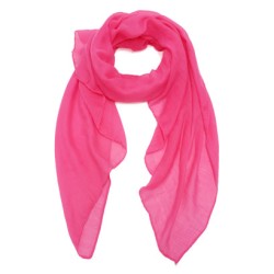 Foulard uni "Rose"