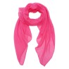 Foulard uni "Rose"