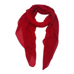 Foulard uni "Rouge foncé"