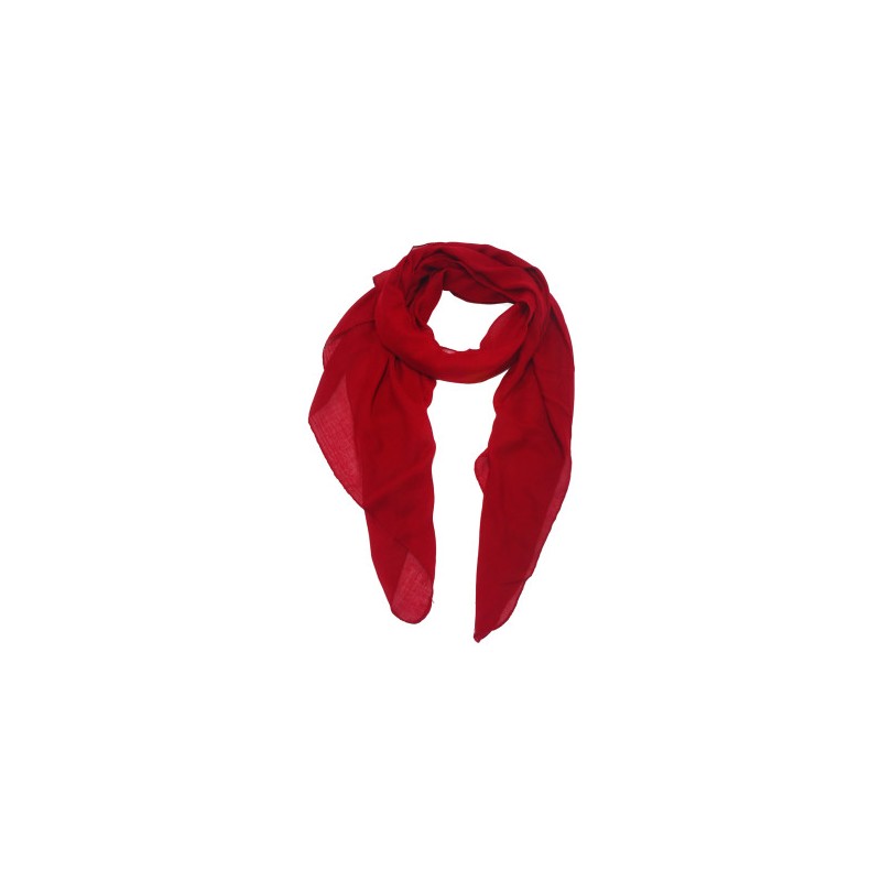 Foulard uni "Rouge foncé"
