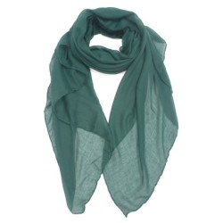 Foulard uni "Vert émeraude"