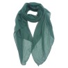 Foulard uni "Vert émeraude"