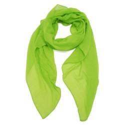 Foulard uni "Vert fluorescent"
