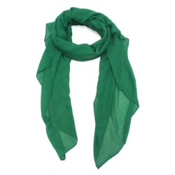 Foulard uni "Vert pomme"