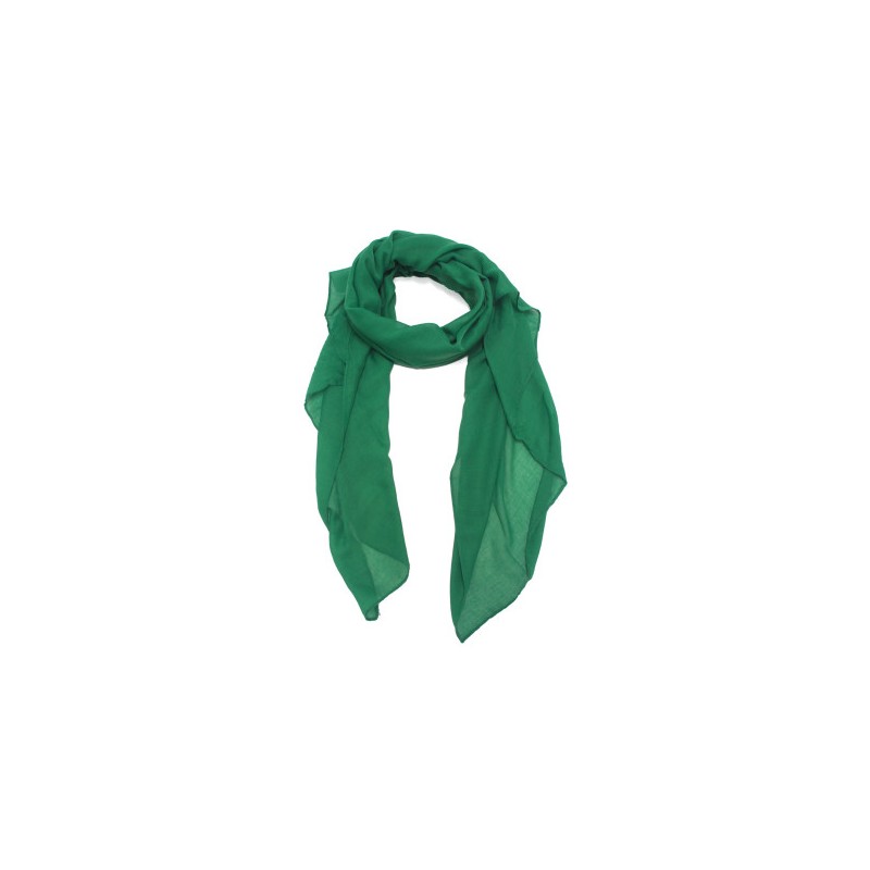 Foulard uni "Vert pomme"