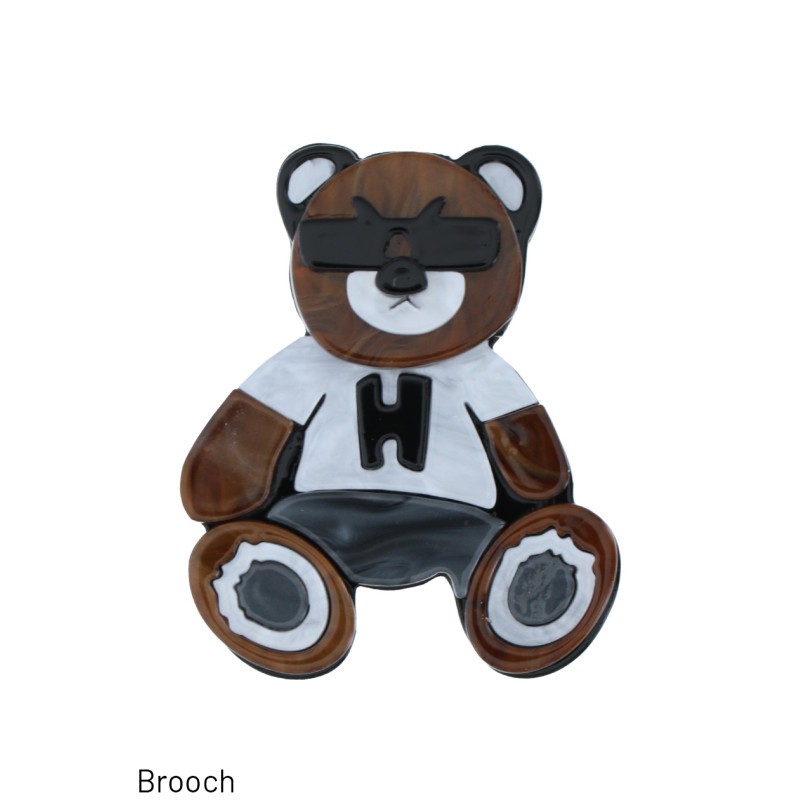 BROCHE AVEC NOUNOURS ET LUNETTES SOLAIRE