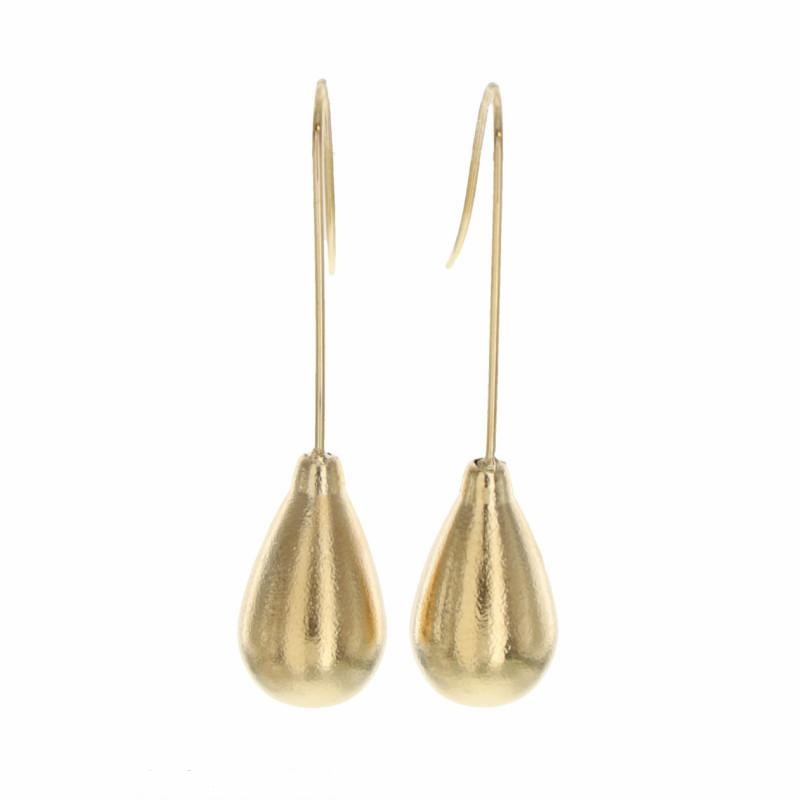 BOUCLES D'OREILLES EN ACIER EN FORME DE GOUTTE