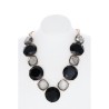 COLLIER SERTI DE PIERRES COLOREES