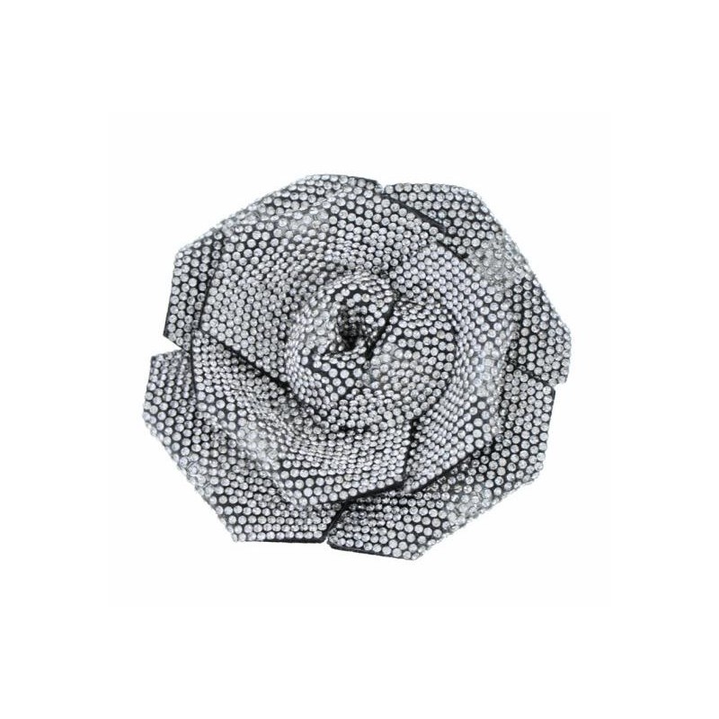 BROCHE FORME DE FLEUR AVEC STRASS