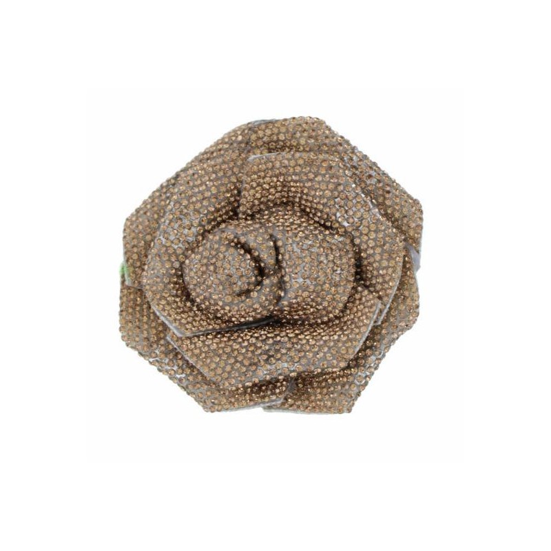 BROCHE FORME DE FLEUR AVEC STRASS