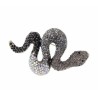 BROCHE DE SERPENT AVEC STRASS