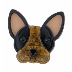 BROCHE - CHIEN - BOULE DOGUE