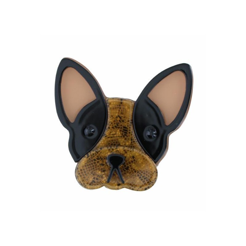 BROCHE - CHIEN - BOULE DOGUE