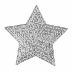 BROCHE  ÉTOILE ET STRASS