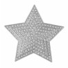 BROCHE  ÉTOILE ET STRASS