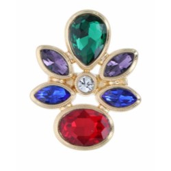 BROCHE BAROQUE, PIERRES À...