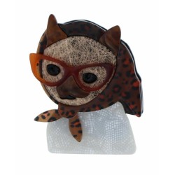 BROCHE AVEC DAME À...