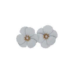 BOUCLES D'OREILLES, FLEUR...