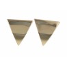 BOUCLES D'OREILLES - TRIANGLE EN MÉTAL