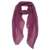 Foulard uni "Aubergine"