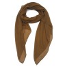 Foulard uni "Brun clair"
