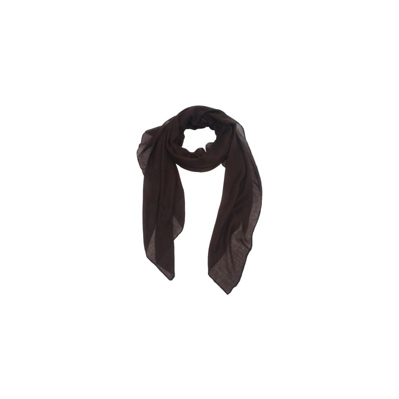 Foulard uni "Brun foncé"