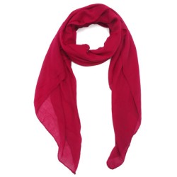 Foulard uni "Fuschia foncé"