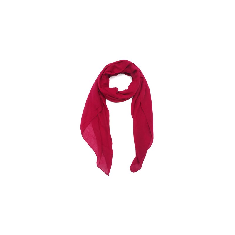 Foulard uni "Fuschia foncé"