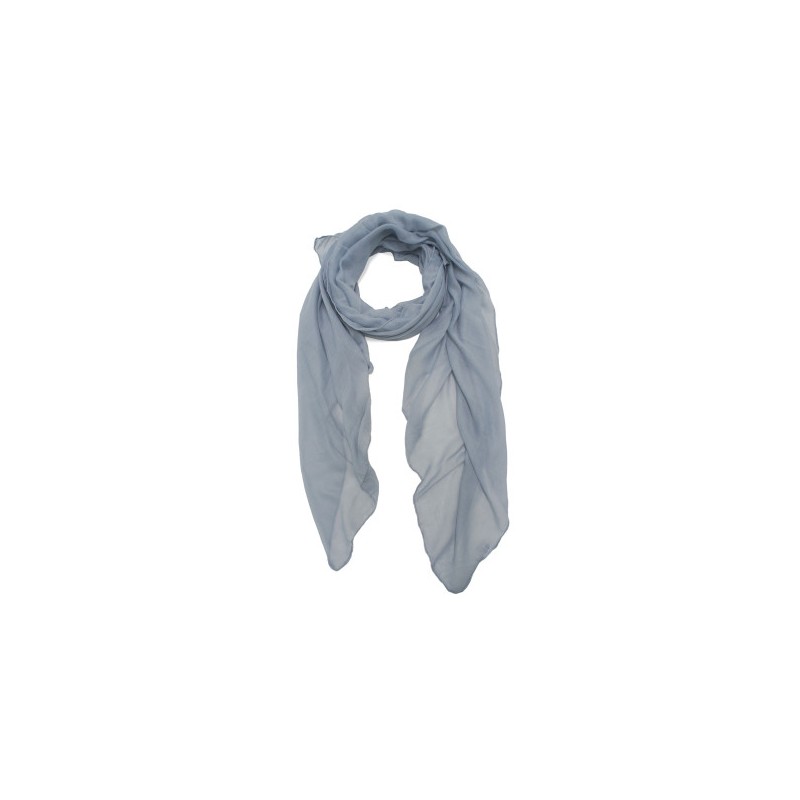 Foulard uni "Gris clair"