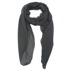Foulard uni "Gris foncé"