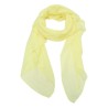 Foulard uni "Jaune clair"